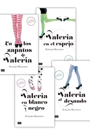 Pack Saga Valeria: En los zapatos de Valeria | Valeria en el espejo | Valeria en blanco y negro | Valeria al desnudo de Elísabet Benavent