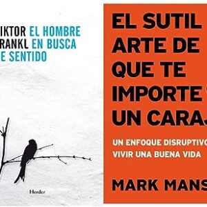 Pack El hombre en busca de sentido + El sutil arte de que te importe un carajo